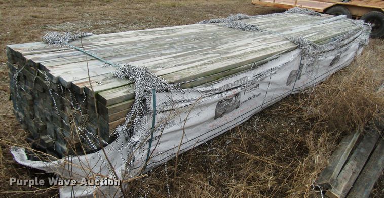 image for item DH8422 Approximately 192 pieces of treated lumber