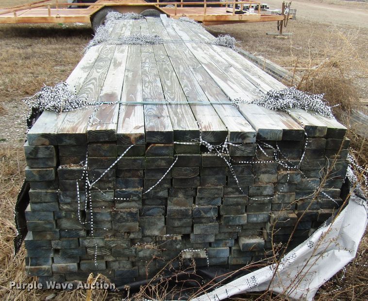 image for item DH8422 Approximately 192 pieces of treated lumber