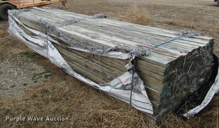 image for item DH8422 Approximately 192 pieces of treated lumber