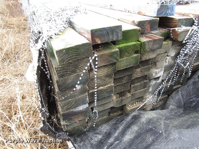 image for item DH8422 Approximately 192 pieces of treated lumber