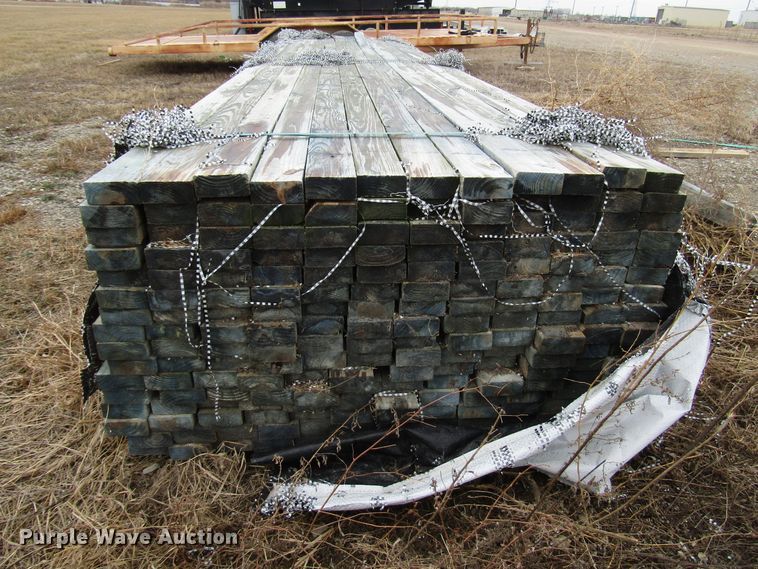 image for item DH8422 Approximately 192 pieces of treated lumber