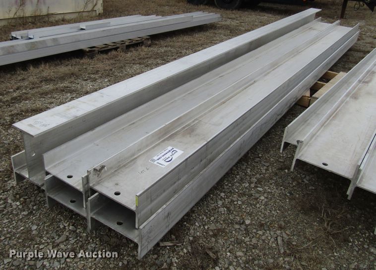 image for item DH8427 (6) aluminum H-beams