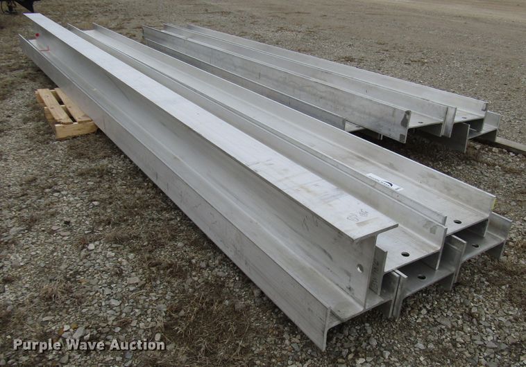 image for item DH8427 (6) aluminum H-beams