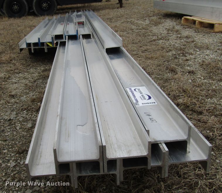 image for item DH8428 (17) aluminum H-beams