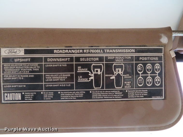 image for item DI2022 1993 Ford L8000 AeroMax flatbed truck