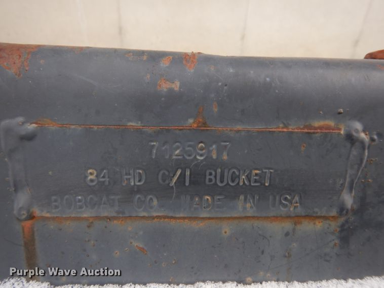 image for item DI9193 Bobcat 84"W skid steer bucket