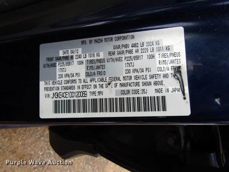 image for item FD9337 2013 Mazda CX-5 SUV