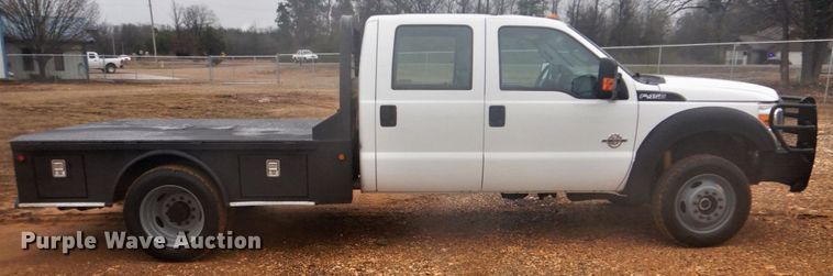 image for item FF9228 2014 Ford F450 Super Duty Crew Cab flatbed truck