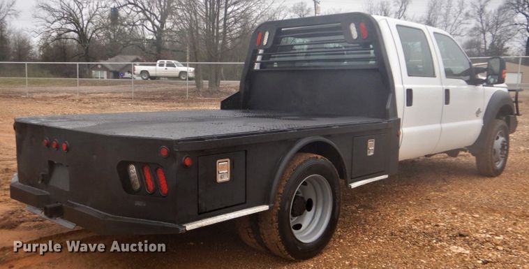 image for item FF9228 2014 Ford F450 Super Duty Crew Cab flatbed truck