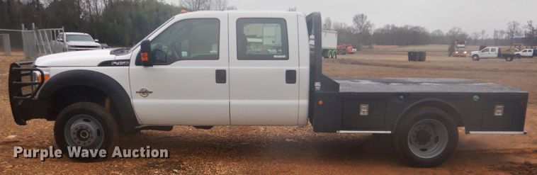 image for item FF9228 2014 Ford F450 Super Duty Crew Cab flatbed truck