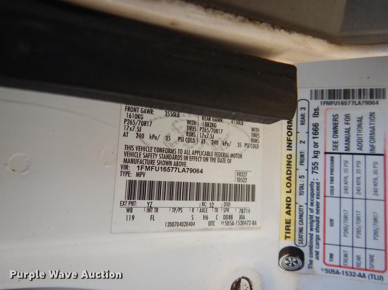 image for item FQ9696 2007 Ford Expedition SUV