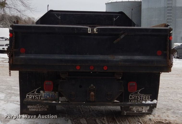 image for item FU9117 2000 Ford F350 Super Duty Crew Cab dump bed pickup truck