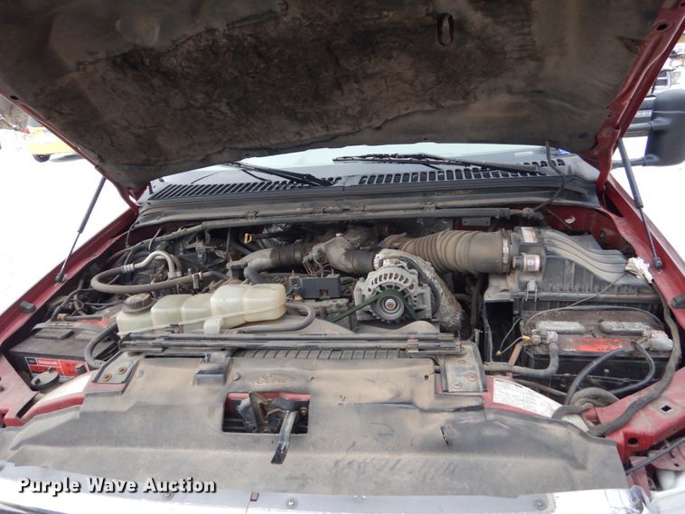 image for item FU9117 2000 Ford F350 Super Duty Crew Cab dump bed pickup truck