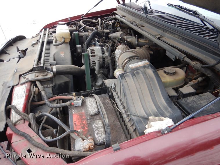 image for item FU9117 2000 Ford F350 Super Duty Crew Cab dump bed pickup truck