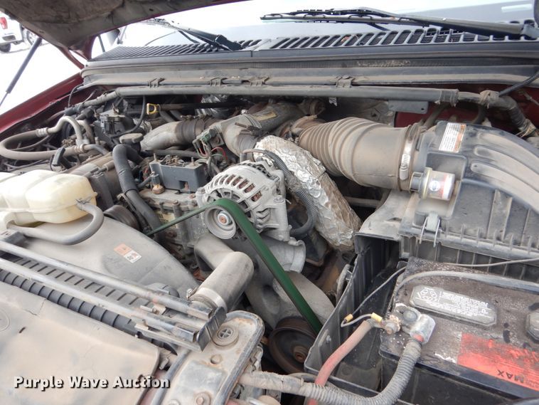 image for item FU9117 2000 Ford F350 Super Duty Crew Cab dump bed pickup truck