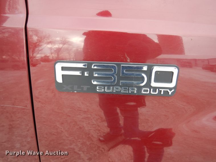 image for item FU9117 2000 Ford F350 Super Duty Crew Cab dump bed pickup truck