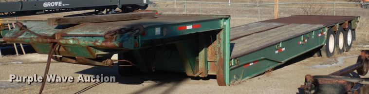image for item FU9130 1990 shop built drop deck trailer