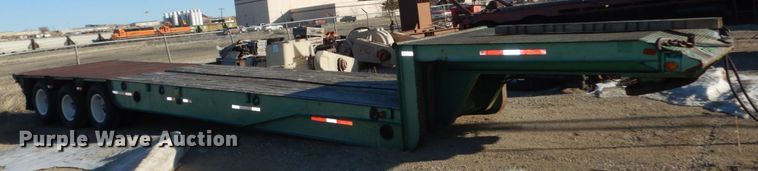 image for item FU9130 1990 shop built drop deck trailer