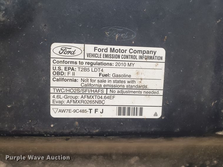 image for item GA9440 2010 Ford F150 pickup truck