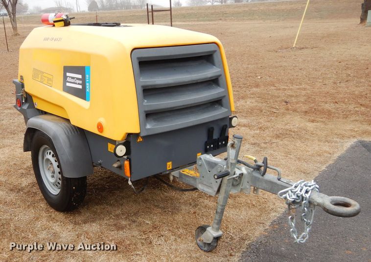 image for item GE9045 2017 Atlas Copco XAS110 air compressor