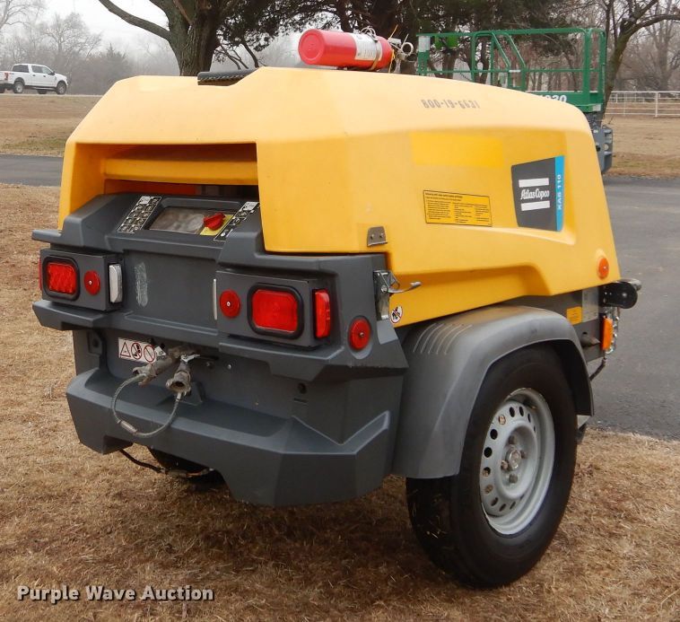 image for item GE9045 2017 Atlas Copco XAS110 air compressor