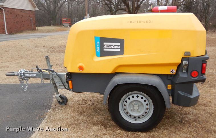 image for item GE9045 2017 Atlas Copco XAS110 air compressor