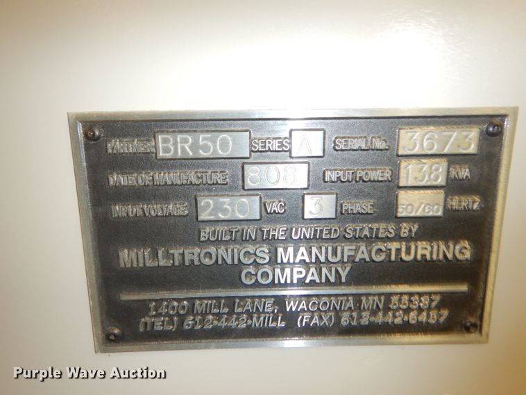 image for item GE9054 2008 Milltronics BR50 CNC vertical bridge mill
