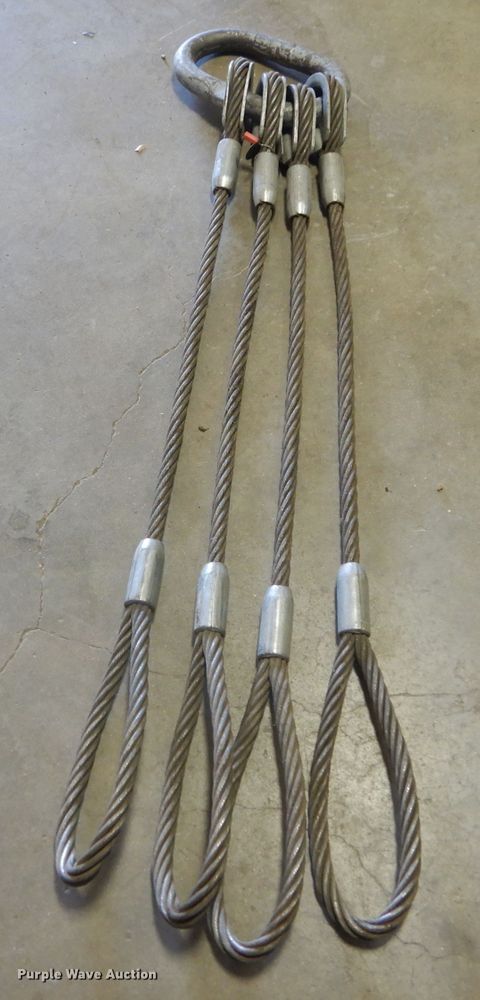image for item GE9055 Four leg cable lifting sling