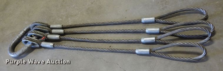 image for item GE9055 Four leg cable lifting sling