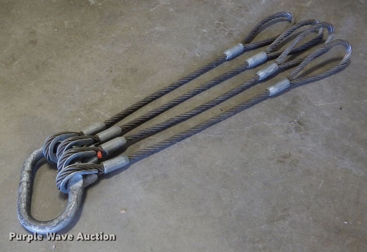 image for item GE9055 Four leg cable lifting sling