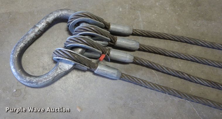 image for item GE9055 Four leg cable lifting sling