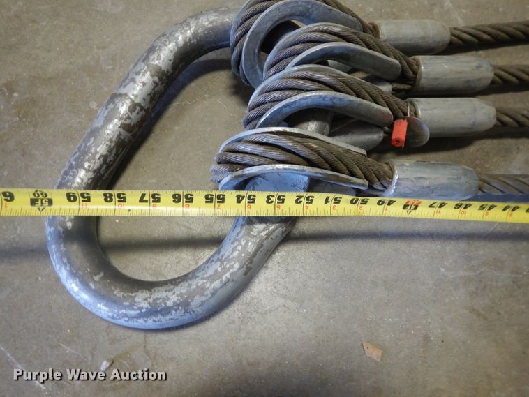 image for item GE9055 Four leg cable lifting sling