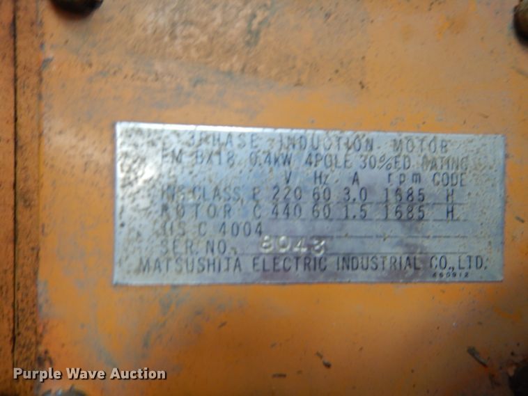 image for item GE9056 Harrington MS3-540 hoist