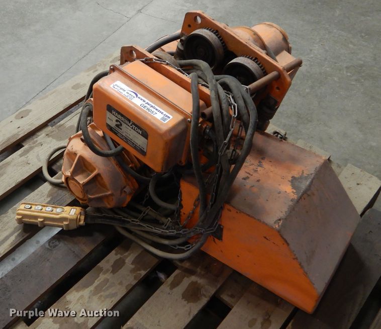 image for item GE9057 Harrington MS3C621 hoist