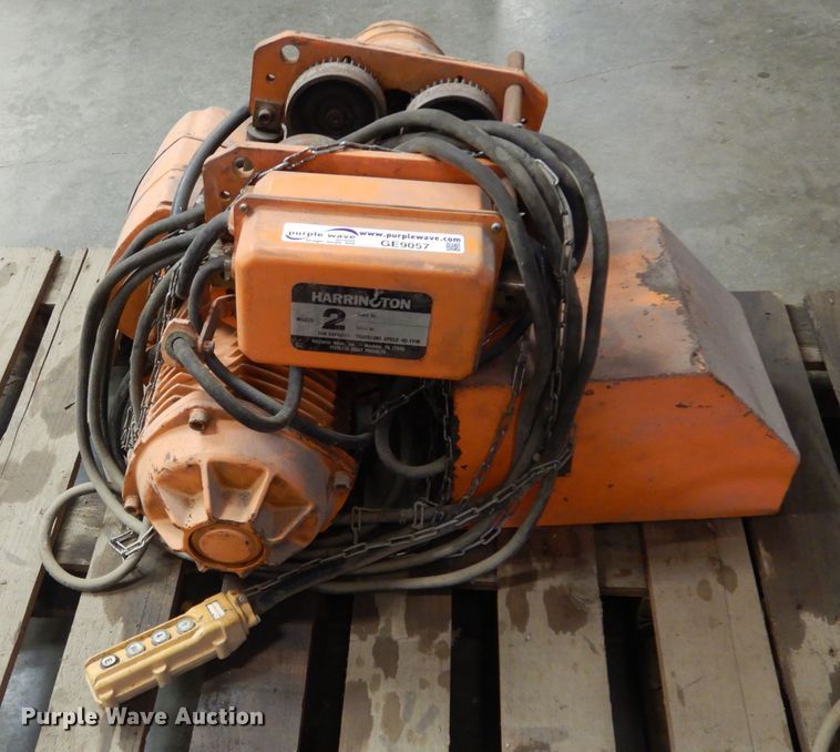 image for item GE9057 Harrington MS3C621 hoist