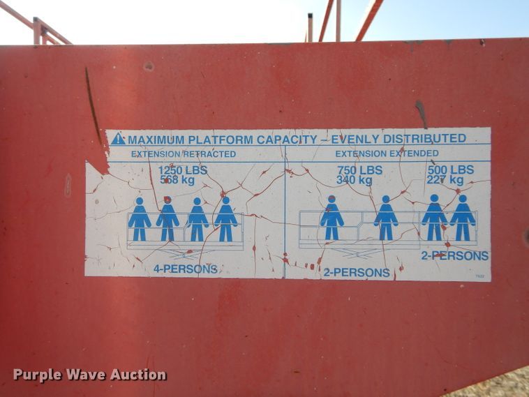 image for item GE9059 Mec 3391RT scissor lift