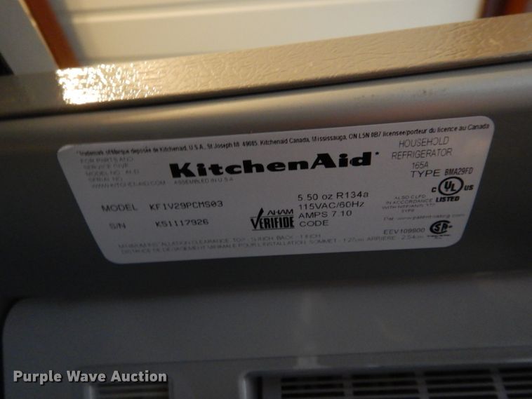 image for item GE9060 Kitchen Aid KFIV29PCMS03 refrigerator