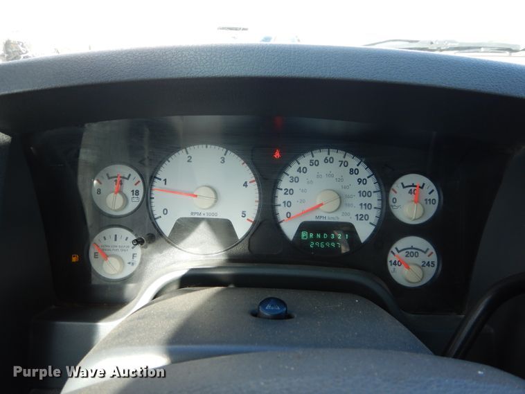 image for item GE9111 2008 Dodge Ram 5500 flatbed truck