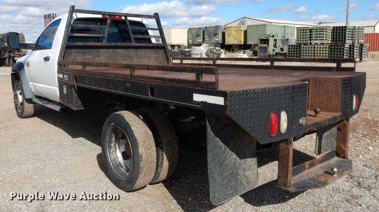 image for item GE9111 2008 Dodge Ram 5500 flatbed truck