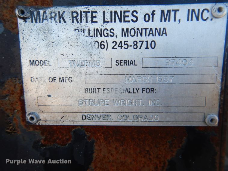 image for item GF9033 1997 Volvo FE paint striper truck