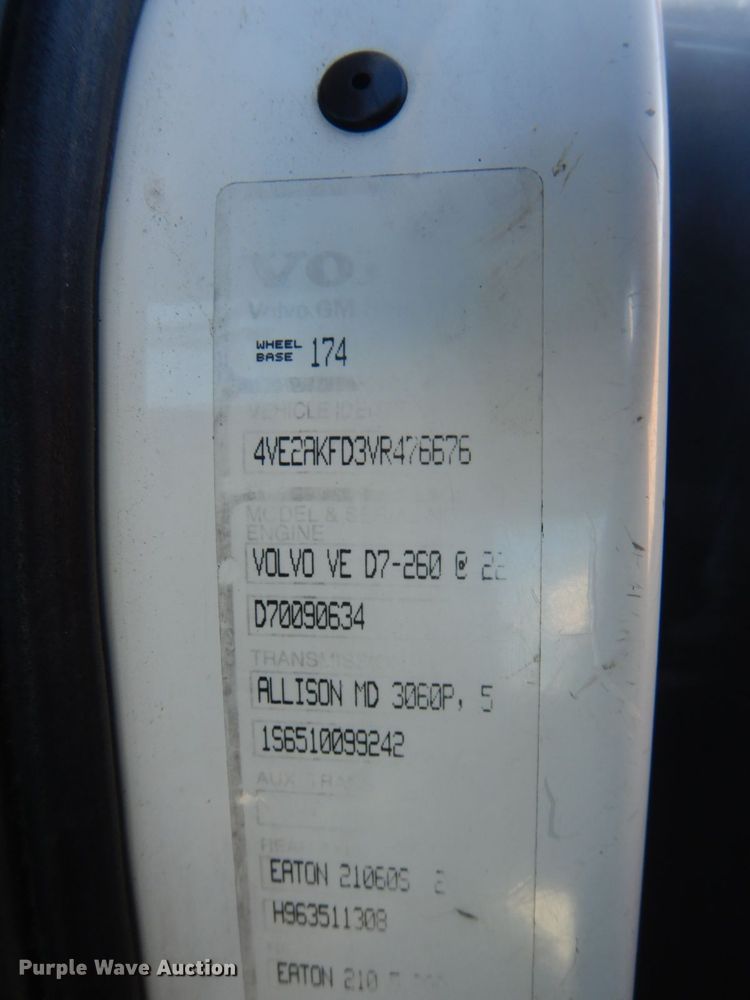 image for item GF9033 1997 Volvo FE paint striper truck