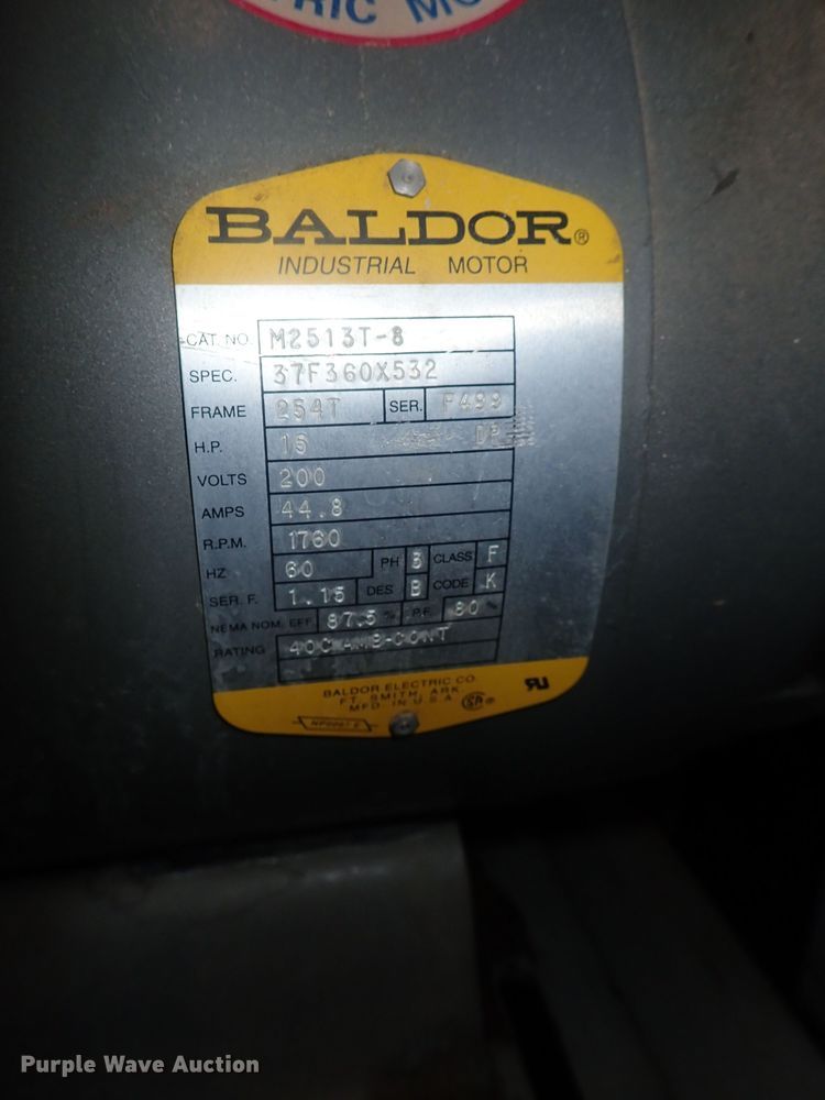 image for item GF9607 Ingersoll Rand T30 air compressor