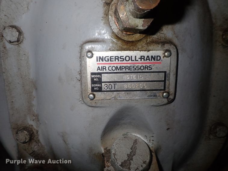 image for item GF9608 Ingersoll Rand T30 air compressor