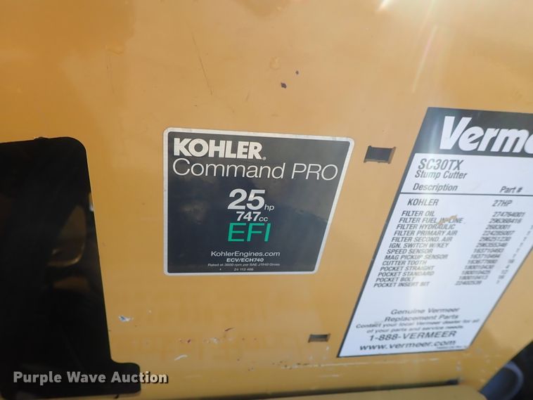 image for item GF9633 2013 Vermeer SC30TX stump grinder