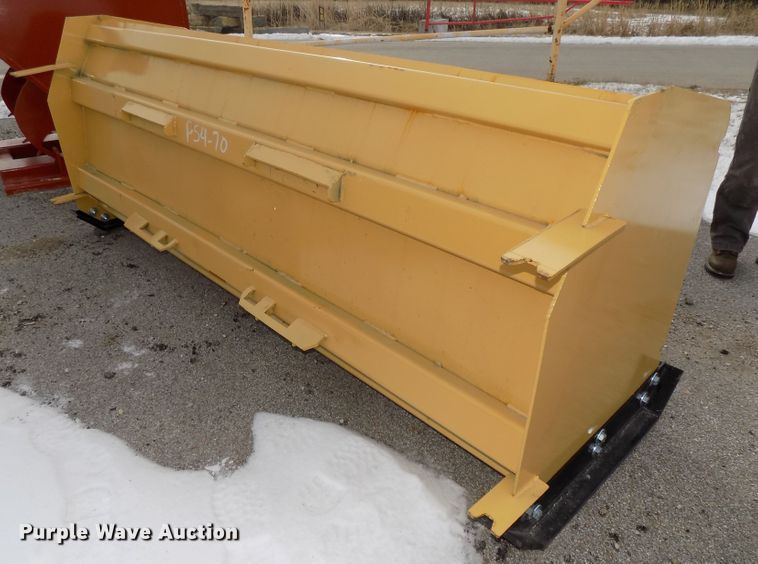 image for item H1251 92"W skid steer snow pusher