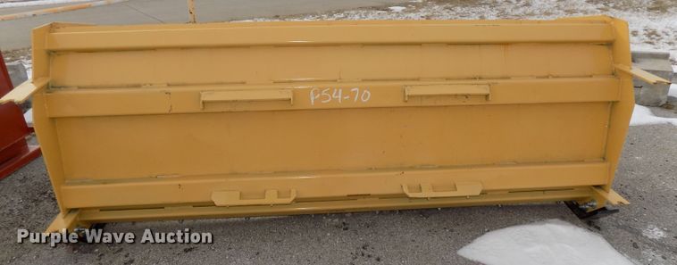 image for item H1251 92"W skid steer snow pusher