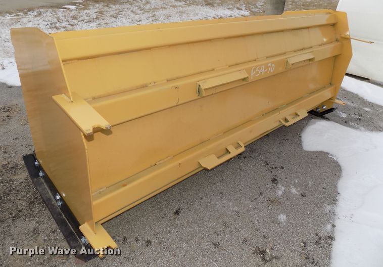 image for item H1251 92"W skid steer snow pusher