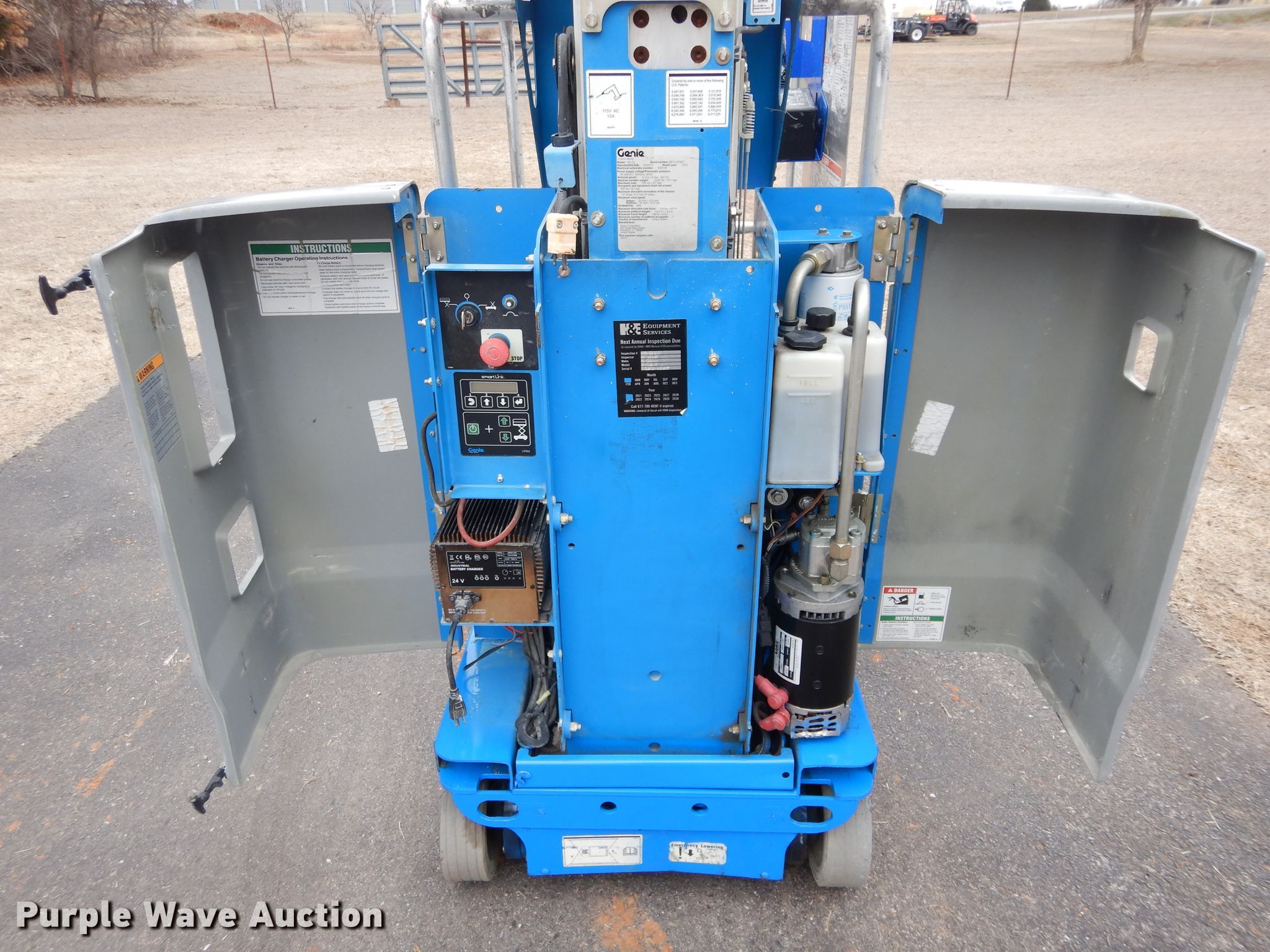 2012 Genie GR15 vertical lift in Marlow, OK Item DH3685 sold