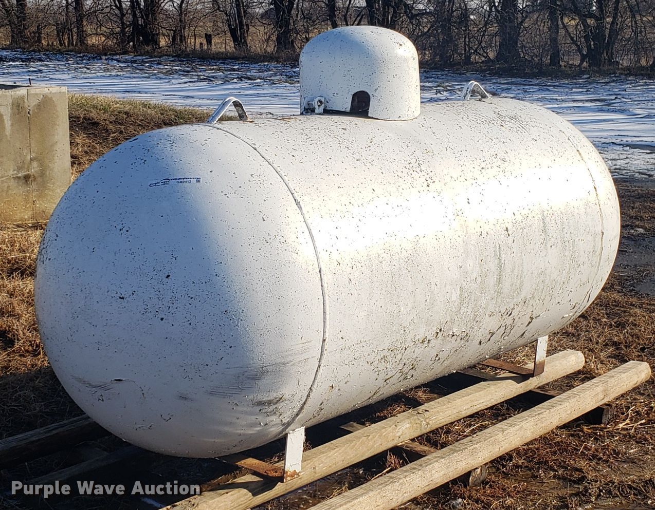 Propane tank in La Monte, MO Item GA9413 sold Purple Wave