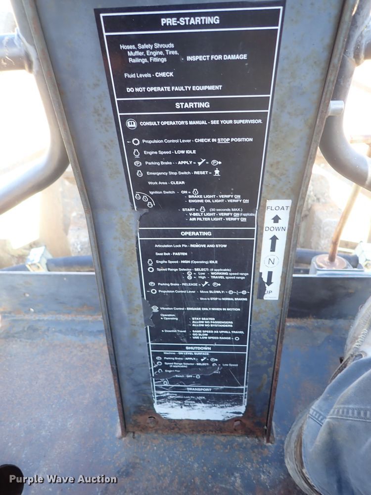 image for item DC3356 1997 Ingersoll Rand SD-115F single drum vibratory roller